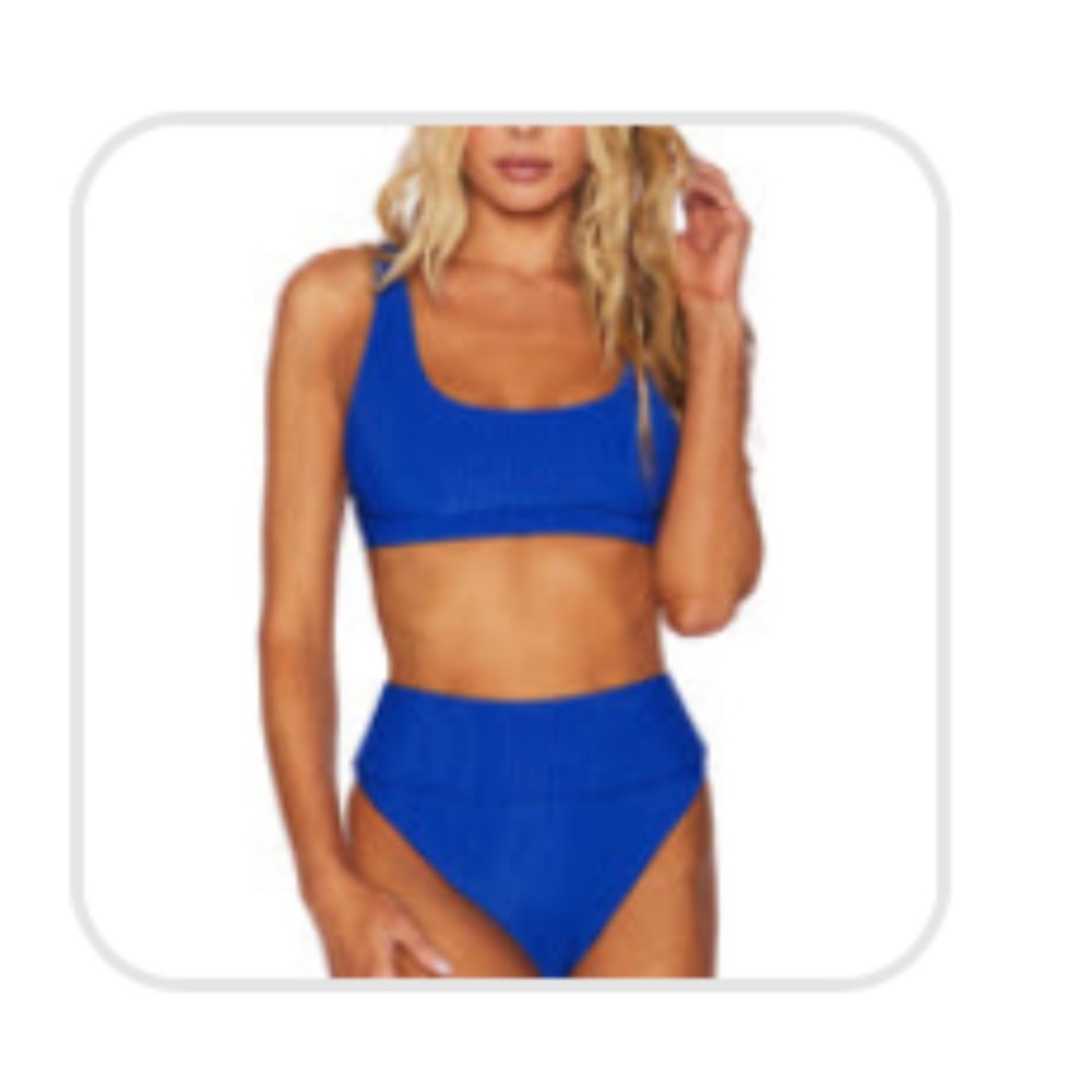 Beach Riot Blue Bikini Set